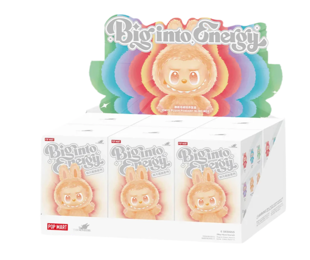POP MART】labubu The big into Energy 6個 Pop Mart Labubu V3 Blind Box x6 – Big Into Energy Series