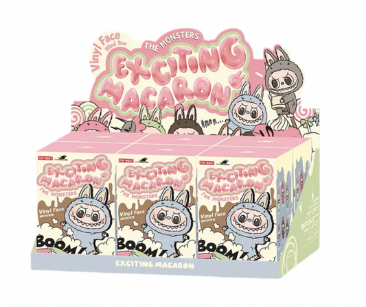 Pop Mart Labubu Exciting Macaron Blind Box – Sealed Set of 6 – Official Designer Toy