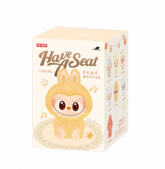 Pop Mart Labubu Have A Seat Series – One Sealed Blind Box – Official Designer Vinyl Toy